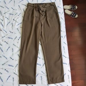 Forever 21 - Tie Front Straight Leg Trousers